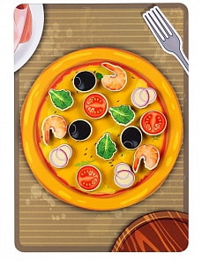 Игровой набор из серии Липучка - Пицца морская (Paremo, PE720-51)