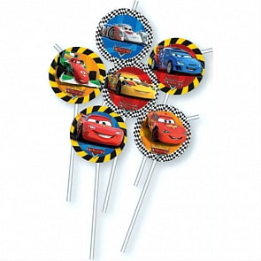 Соломка для напитков Тачки RSN  (Procos, tp81572)