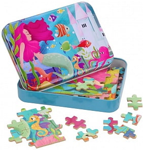 Пазл – Сказки, 120 деталей в жестяной коробке (Mapacha, 76770) (ассортимент)