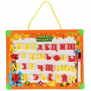 Доска магнитная – Ми-ми-мишки, с русскими буквами, 30 х 22 см (Играем вместе, L787-H27560-MIMI)