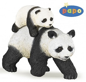 Фигурка Панда с детенышами (Papo, 50071_papo)
