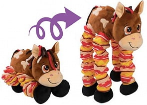 Мягкая игрушка Пружиножки – Лошадка, звук (1toy, Т13879)
