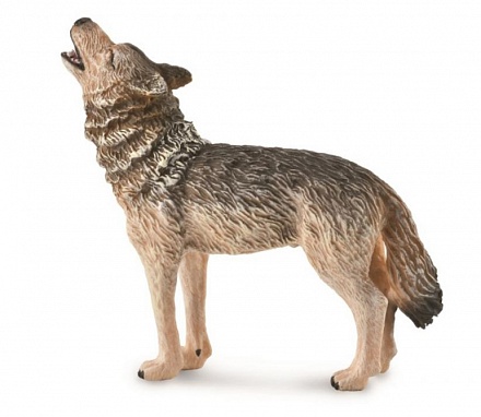 Фигурка Обыкновенный волк воющий, размер M 