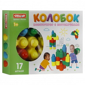 Конструктор Колобок, 17 деталей (Стеллар, 10001_stell)