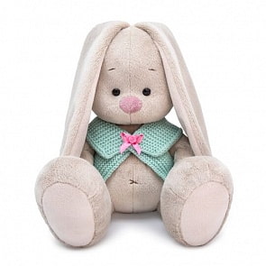 Мягкая игрушка - Зайка Ми в жилете, малый, 18 см (Budi Basa, SidS-297)