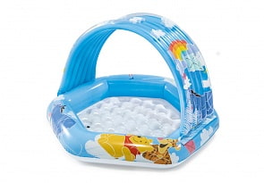 Надувной бассейн Disney - Винни-Пух с навесом (Intex, с58415)