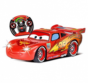 Cars-2 McQueen на радиоуправлении, 35 см., свет-звук, вибро-функция (Simba, 3089510)