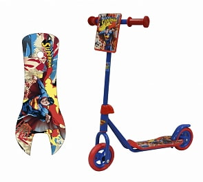Самокат двухколесный из серии Superman, колеса EVA 110 мм. (1toy, Т59568)