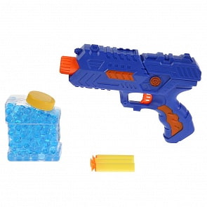 Игрушка бластер с мягкими и гелевыми пулями (Играем вместе, B1354557-R)