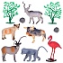 Набор фигурок из серии В мире животных – Животные Африки, 10 шт.  - миниатюра №2