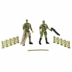 Набор солдатиков с оружием, с аксессуарами (Играем вместе, 1412Y225-R)