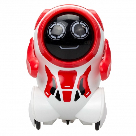 Робот Покибот, запись голоса, движение, звуковые эффекты, цвет – красный 