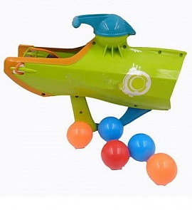 Бластер для снежков из серии Веселые забавы 2 в 1, 2 цвета (Abtoys, PT-00865)