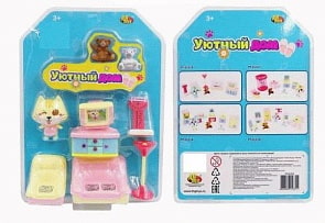 Набор мини-мебели Уютный дом - Гостиная (ABtoys, PT-01315)