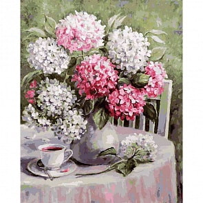 Раскраска по номерам - Летний день, размер 50 х 40 см. (Белоснежка, 017-АВ)