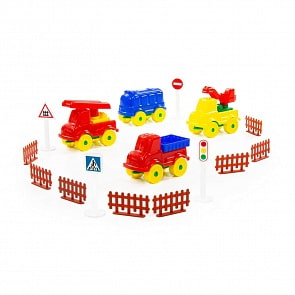 Конструктор - Юный путешественник, 41 элемент в пакете (Полесье, 52414)