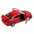 Машина металлическая Nissan Almera 12 см., открываются двери, инерционная, красная -WB) - миниатюра №1