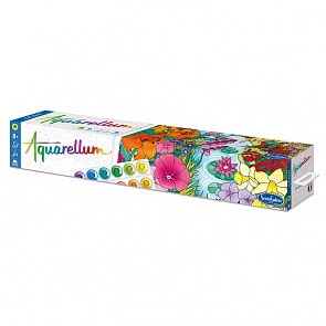 Акварельная раскраска Английский сад большая (Sentosphere, 6801)