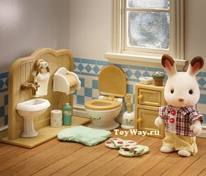 Sylvanian Families - Братик Кевин и туалетная комната (Sylvanian Families, 5015st)