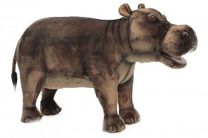 Мягкая игрушка - Бегемот банкетка, 80 см (Hansa, 6082)