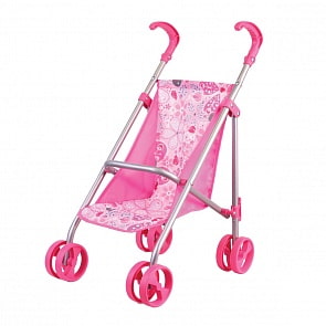Коляска прогулочная розовая, классическая (Gulliver, 22-11005)