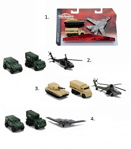 Набор военной спецтехники (Majorette, 2053133)