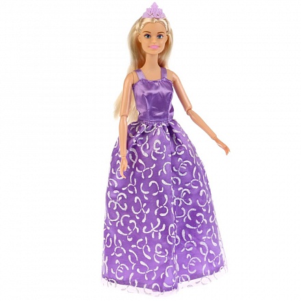 Кукла София принцесса в фиолетовом платье, 29 см 