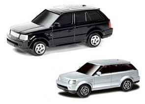 Машина металлическая RMZ City - Range Rover Sport, 1:64, цвет серый / черный (RMZ City, 344009S)