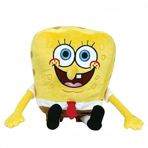 Интерактивная мягкая игрушка – Губка Боб, озвученный, русский чип, 20 см. (Мульти-Пульти, V61389/20sim)