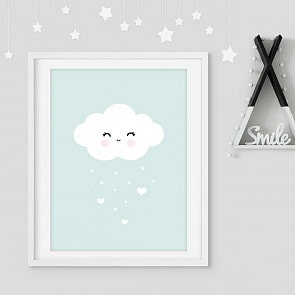 Постер - Мечтательное облачко, размер А3 (Астел Медиа, 0126A3) (ассортимент)