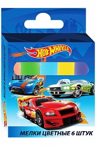 Мел цветной - Hot Wheels, 6 штук (Centrum, 89102)
