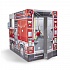 Картонная пожарная машина, 90 х 120 см.  - миниатюра №3