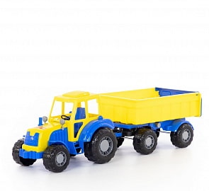 Трактор с прицепом №1 - Алтай (Полесье, 35332) (ассортимент)