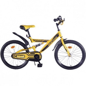 Велосипед подростковый 20" prime, mr1-тип, черно-желтый (Mustang, ST20106-MR1)