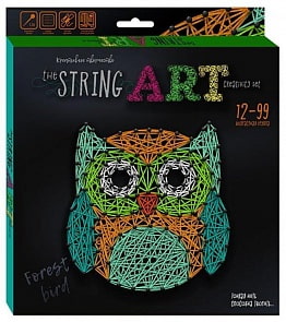 Набор креативного творчества String Art – Сова (Данко-Тойс, STRA-01-02)