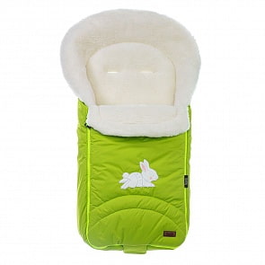 Конверт зимний меховой Nuovita Tundra Bianco цвет Verde chiaro/Салатовый (Nuovita, TUNB_2466)