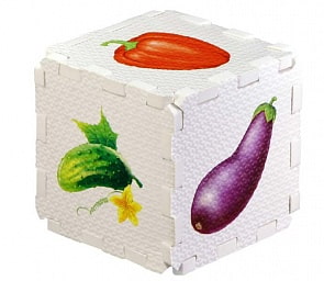 Кубик EVA - Овощи (Робинс, 4607058376604)