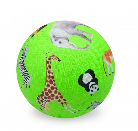 Мяч - Дикие животные, зеленый, 18 см 