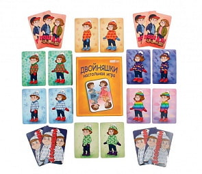 Настольная карточная игра – Двойняшки (Рыжий Кот, ИНК-6302)