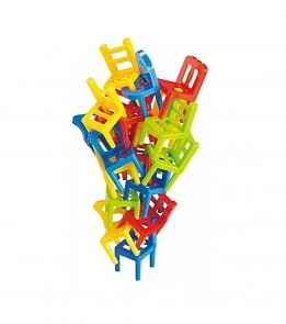 Игра настольная Игродром - Балансирующие стульчики (1Toy, Т13545)