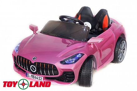Электромобиль Mercedes Benz sport YBG6412, розовый 