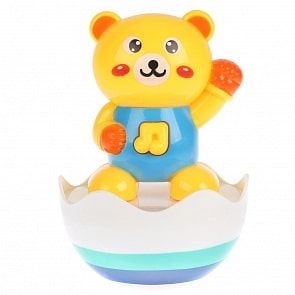 Музыкальный Медвежонок-неваляшка, 25 народных потешек, 25 звуков волшебства (Умка, 1610M315-R)