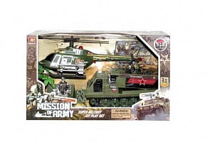 Набор военной техники с фигуркой и аксессуарами (Junfa Toys, HW-M2911)