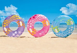 Надувной круг – Звезды, диаметр 91 см (Intex, с59256) (ассортимент)