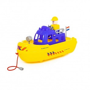 Катер скорая помощь Патруль NL, в сеточке (Полесье, 71156) (ассортимент)