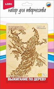 Выжигание в рамке - Райская птица (Лори, Вр-056)