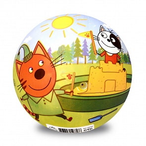 Мяч 15 см – Три кота – 1 (ЯиГрушка, 59758ЯиГ)