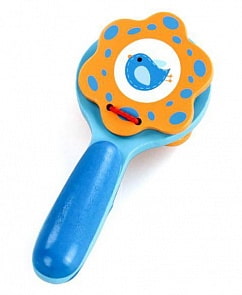 Трещотка сине-зеленая деревянная (Mapacha, 76434)