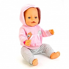 Интерактивный пупс, пьет и писает, с аксессуарами, 43 см (BL020O) (ассортимент)