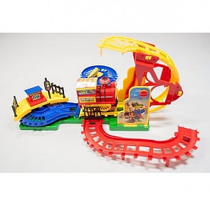 Паровозик Акробат со световыми и звуковыми эффектами, песенкой (Играем вместе, B226538-R)